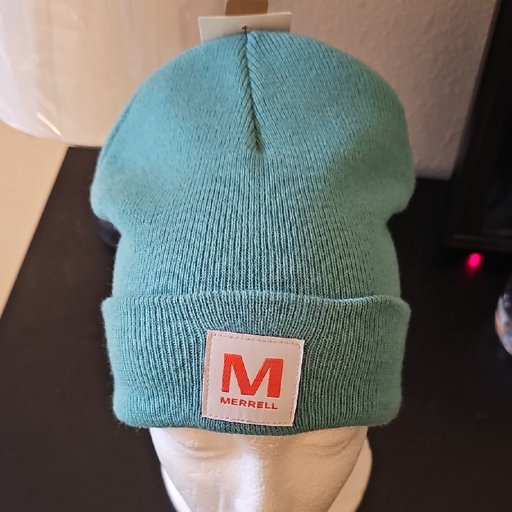 Merrell Green Beanie Hat